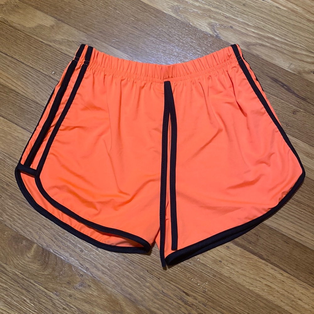 Coral running shorts